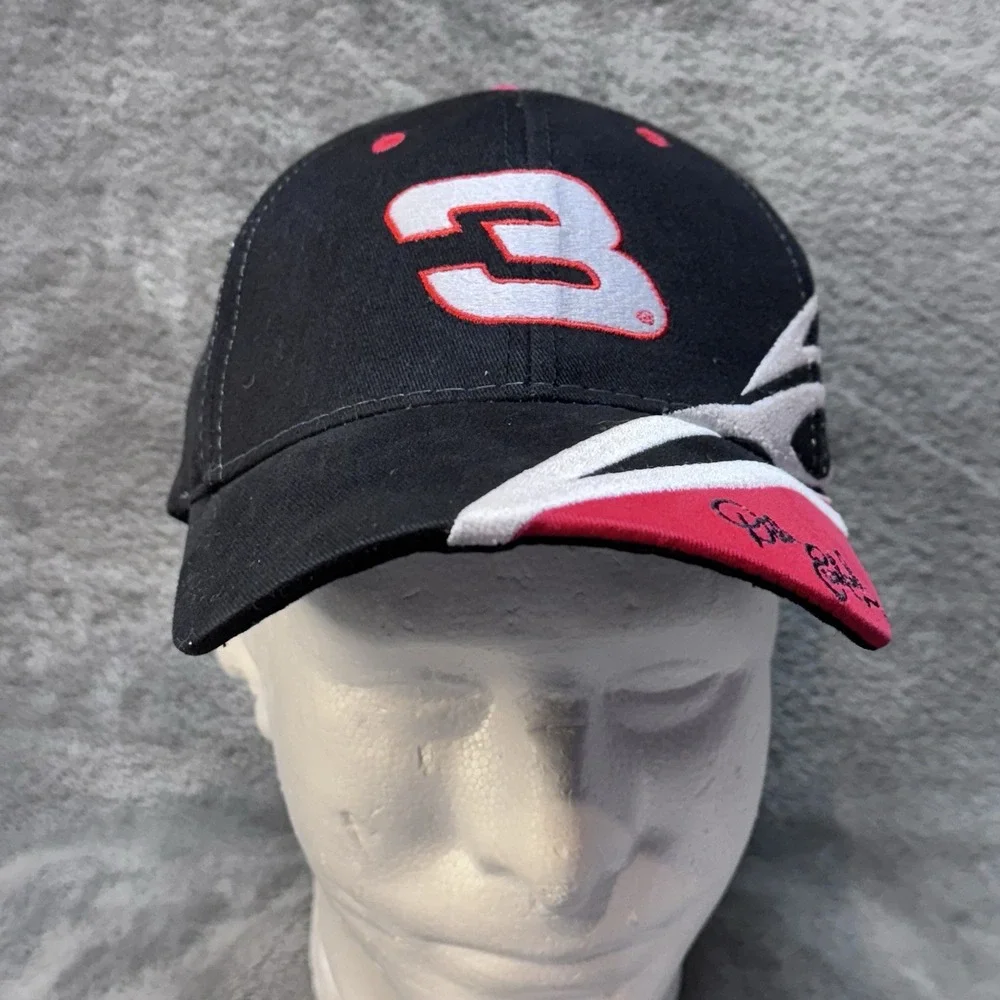 Dale Earnhardt Sr #3 The Intimidator‎ by Winners Circle Black Y2K Hat Cap VTG